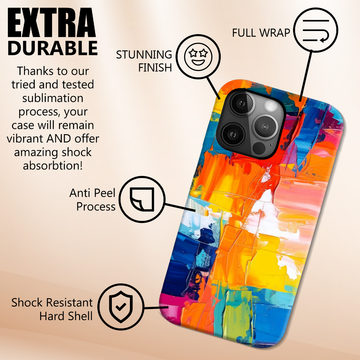 Cultural Fusion 3, Slim iPhone-Samsung Cases, Full Wrap Technology, Crafted From Premium Polycarbonate, Vivid Colours, Unique Image...