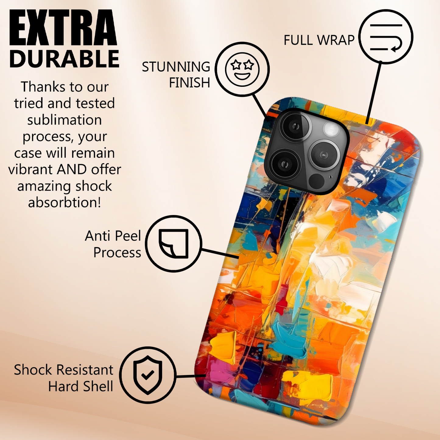 Cultural Fusion 3, Slim iPhone-Samsung Cases, Full Wrap Technology, Crafted From Premium Polycarbonate, Vivid Colours, Unique Image...