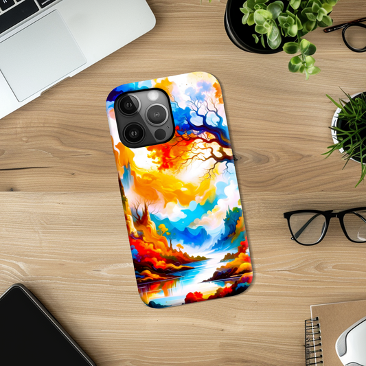 Fantasy Landscape 3, Slim iPhone-Samsung Cases, Full Wrap Technology, Crafted From Premium Polycarbonate, Vivid Colours, Unique Image...
