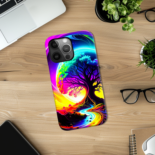 Fantasy Landscape 4, Slim iPhone-Samsung Cases, Full Wrap Technology, Crafted From Premium Polycarbonate, Vivid Colours, Unique Image...