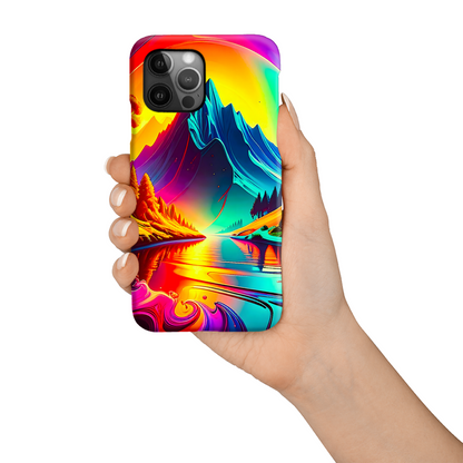 Fantasy Mountain FM1, Slim iPhone-Samsung Cases, Full Wrap Technology, Crafted From Premium Polycarbonate, Vivid Colours, Unique Image..