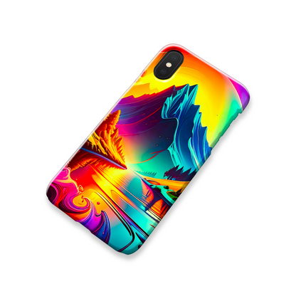 Fantasy Mountain FM1, Slim iPhone-Samsung Cases, Full Wrap Technology, Crafted From Premium Polycarbonate, Vivid Colours, Unique Image..