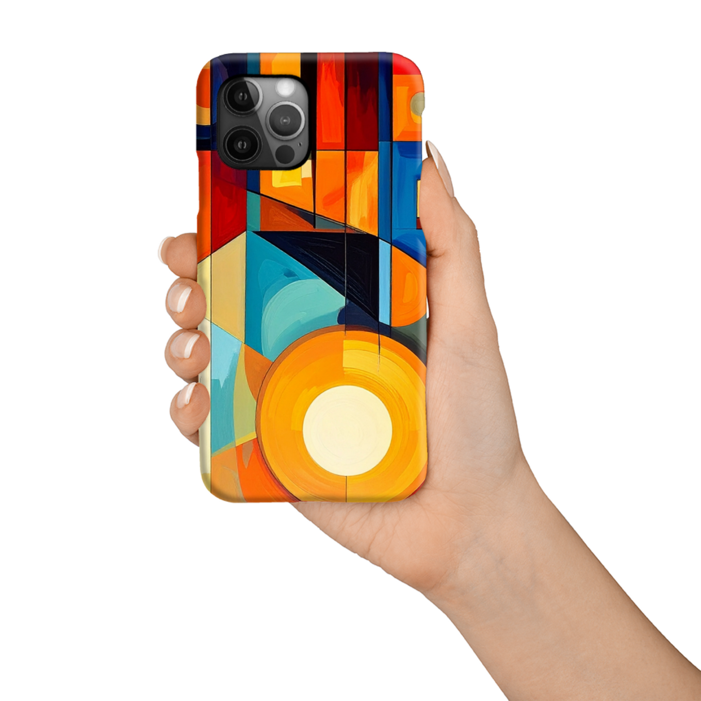 Abstract 1, Slim Gloss Phone Case, Full Wrap Technology, Crafted From Premium Polycarbonate, Vivid Colours, Unique Image...