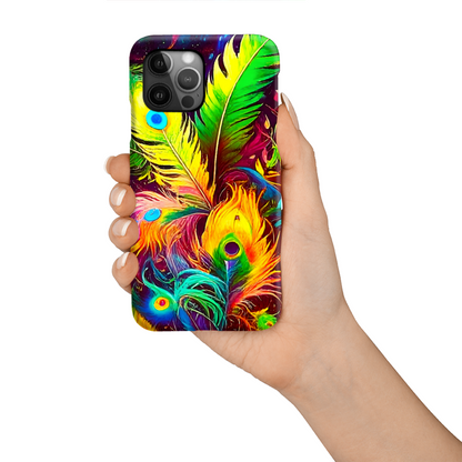 Feathers 3, Tough Phone Case, Full Wrap Technology, Crafted From Premium Polycarbonate, Vivid Colours, Unique Image...
