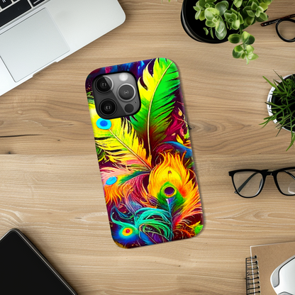 Feathers 3, Tough Phone Case, Full Wrap Technology, Crafted From Premium Polycarbonate, Vivid Colours, Unique Image...