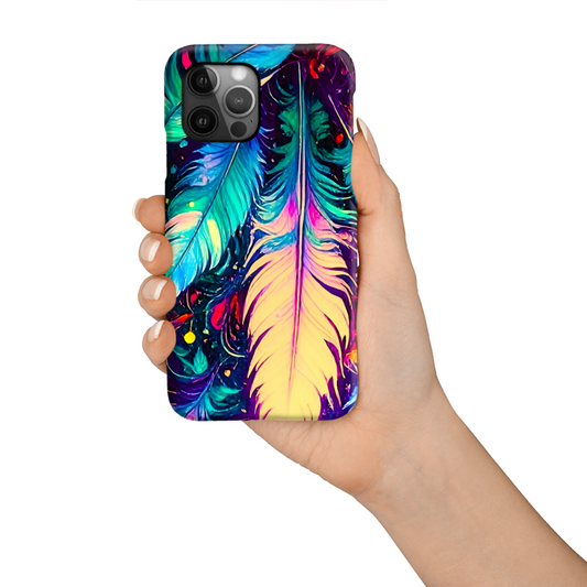 Feather 4, Tough Phone Case, Full Wrap Technology, Crafted From Premium Polycarbonate, Vivid Colours, Unique Image...