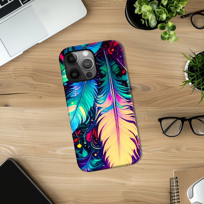Feather 4, Tough Phone Case, Full Wrap Technology, Crafted From Premium Polycarbonate, Vivid Colours, Unique Image...