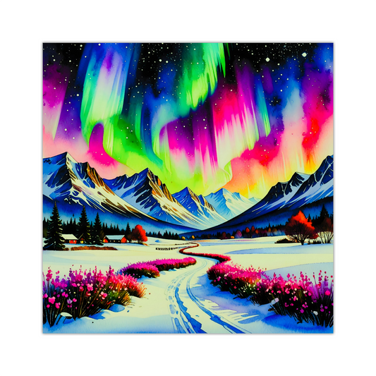 Aurora Borealis 3, Printed On Canvas, Vivid Colours, Art Prints, Box Canvas, Unique Images, A Gift To Last A Lifetime...