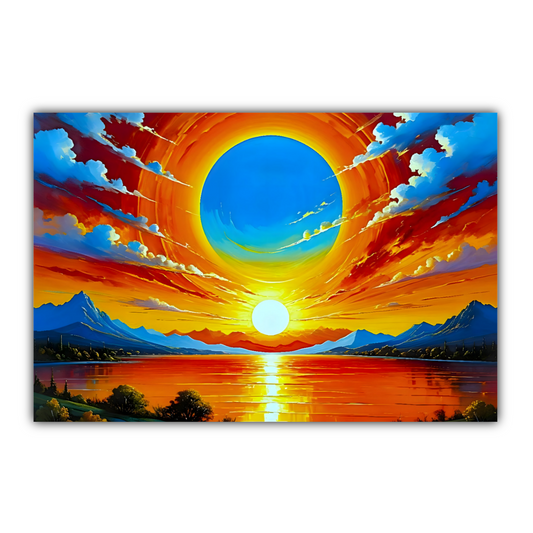 Sunrise 1, Printed On Canvas, Vivid Colours, Art Prints, Box Canvas, Unique Images, A Gift To Last A Lifetime...