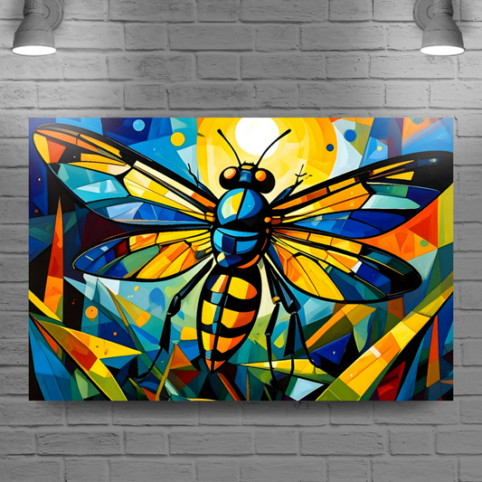 Abstract Firefly 1, Printed On Canvas, Vivid Colours, Box Canvas, Unique Images, A Gift To Last A Lifetime...