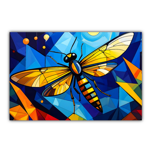 Abstract Firefly 3, Printed On Canvas, Vivid Colours, Box Canvas, Unique Images, A Gift To Last A Lifetime...