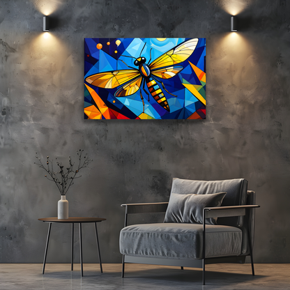 Abstract Firefly 3, Printed On Canvas, Vivid Colours, Box Canvas, Unique Images, A Gift To Last A Lifetime...