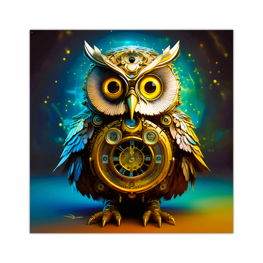 Owl 1, Printed On Canvas, Vivid Colours, Box Canvas, Unique Images, A Gift To Last A Lifetime...