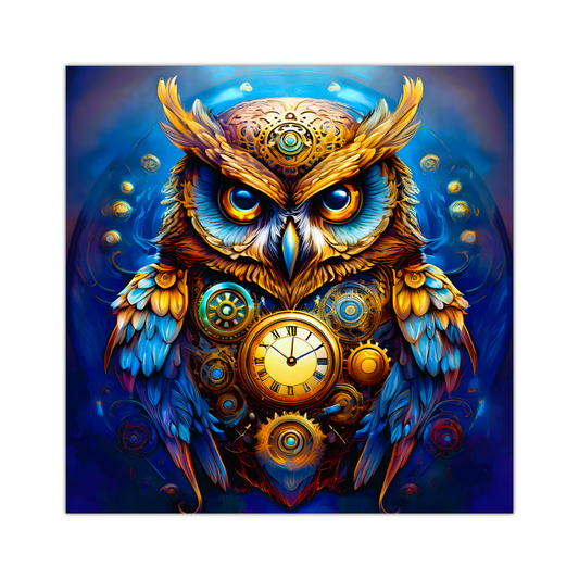 Owl 2, Printed On Canvas, Vivid Colours, Box Canvas, Unique Images, A Gift To Last A Lifetime...