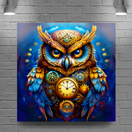 Owl 2, Printed On Canvas, Vivid Colours, Box Canvas, Unique Images, A Gift To Last A Lifetime...