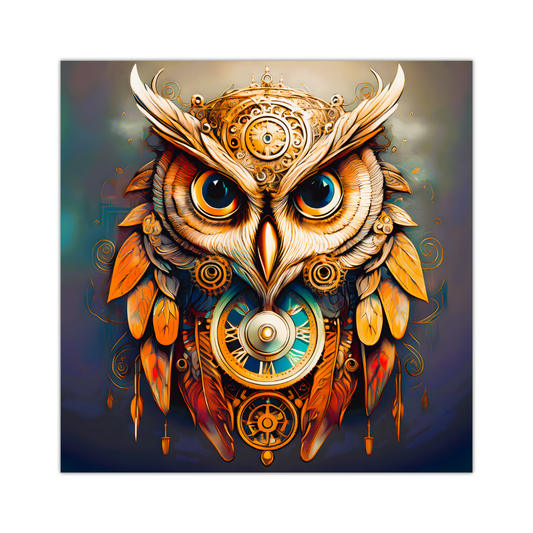 Owl 3, Printed On Canvas, Vivid Colours, Box Canvas, Unique Images, A Gift To Last A Lifetime...