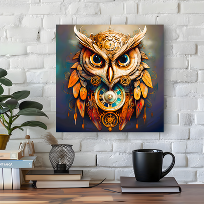 Owl 3, Printed On Canvas, Vivid Colours, Box Canvas, Unique Images, A Gift To Last A Lifetime...