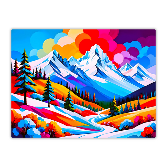 Winter Landscape 4, Printed On High Gloss Aluminium To Enhance Colours And Detail, Unique Images, A Gift To Last A Lifetime...
