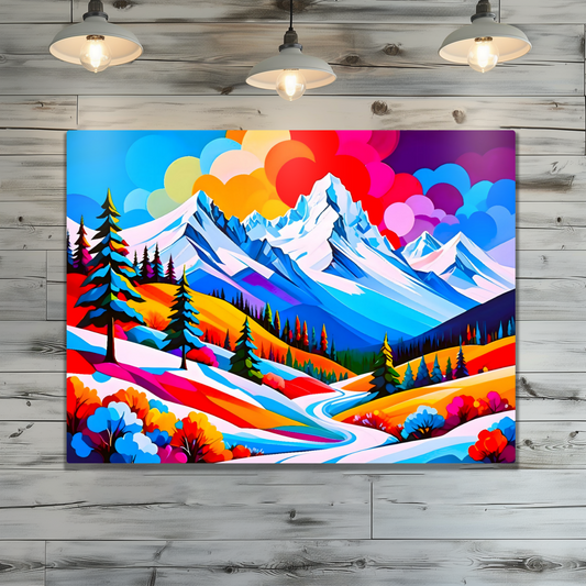 Winter Landscape 4, Printed On High Gloss Aluminium To Enhance Colours And Detail, Unique Images, A Gift To Last A Lifetime...