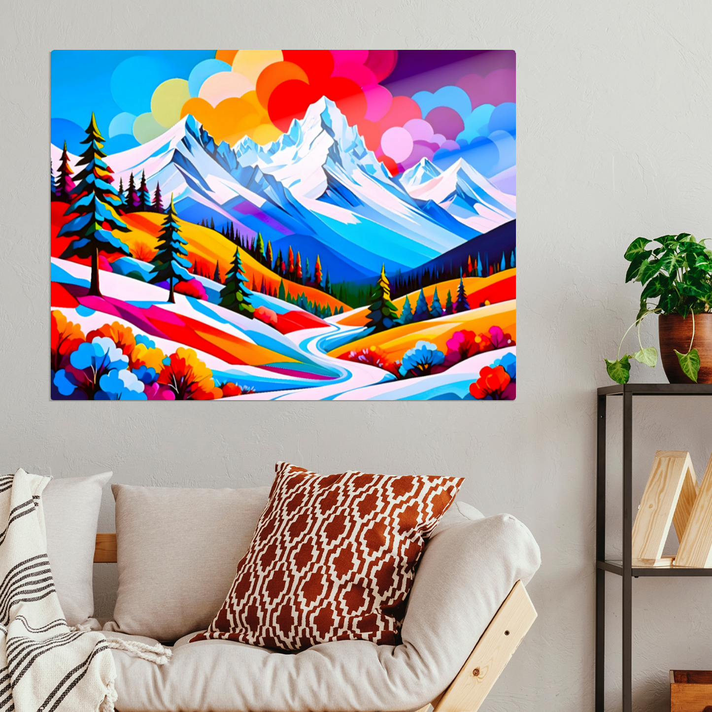 Winter Landscape 4, Printed On High Gloss Aluminium To Enhance Colours And Detail, Unique Images, A Gift To Last A Lifetime...