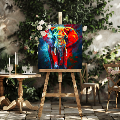 Abstract Elephant 3, Printed on aluminium to enhance colour and detail, unique print, an enduring gift...