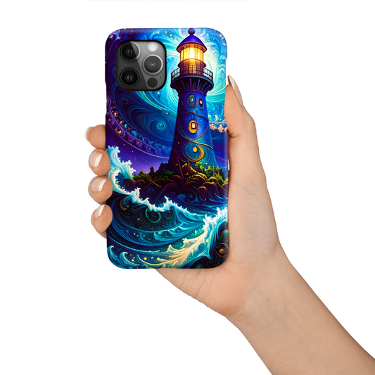 Fantasy Lighthouse 3, Tough Phone Case, Full Wrap Technology, Premium Polycarbonate, Unique Image...