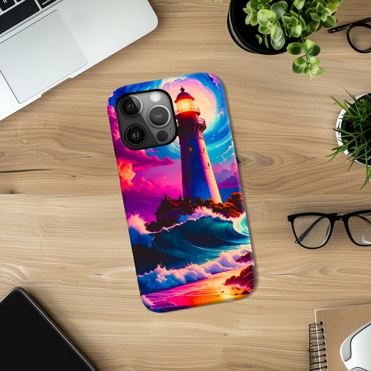 Fantsy Lighthouse 4, Tough Phone Case, Full Wrap Technology, Premium Polycarbonate, Unique Image...