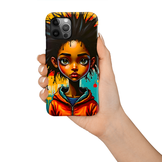 Street Kid 1, Tough Phone Case, Full Wrap Technology, Crafted From Premium Polycarbonate, Great Gift Idea...