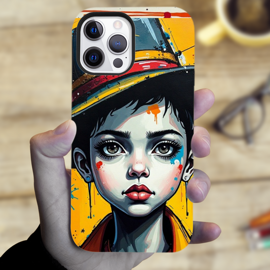 Street Kid 3, Tough Phone Case, Full Wrap Technology, Crafted From Premium Polycarbonate, Great Gift Idea...