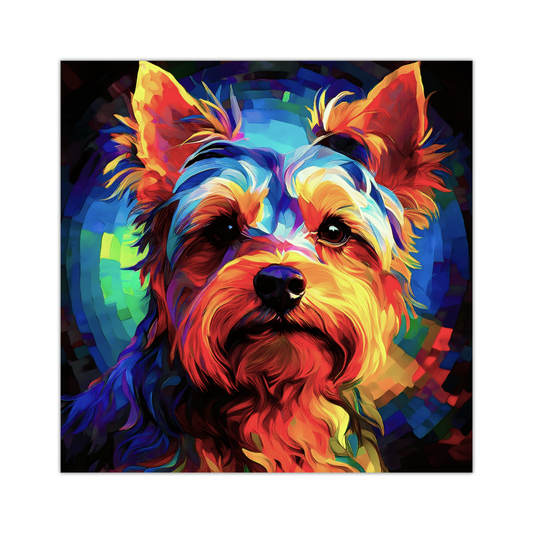 Yorkshire Terrier, Printed On High Quality Canvas, Vivid Colours, Box Canvas, Unique Images, A Gift To Last A Lifetime...