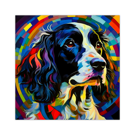 Springer Spaniel, Printed On High Quality Canvas, Vivid Colours, Box Canvas, Unique Images, A Gift To Last A Lifetime...