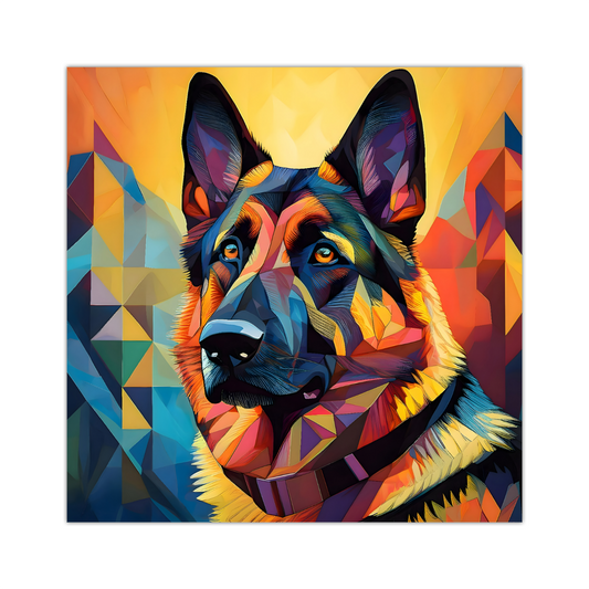 German Shepherd, Printed On High Quality Canvas, Vivid Colours, Box Canvas, Unique Images, A Gift To Last A Lifetime...