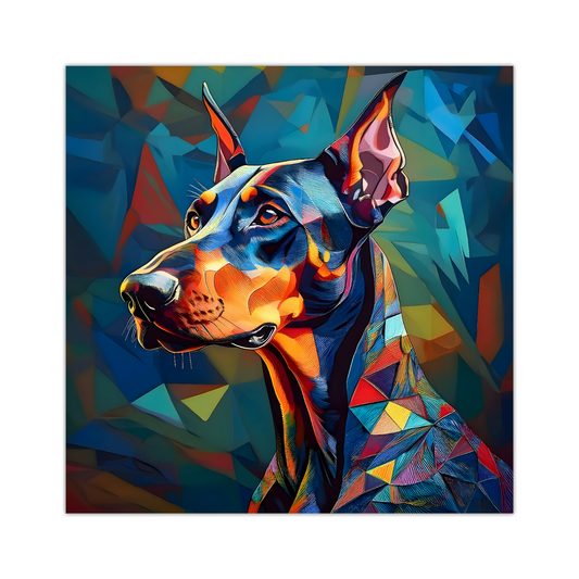 Doberman Pinscher, Printed On High Quality Canvas, Vivid Colours, Box Canvas, Unique Images, A Gift To Last A Lifetime...