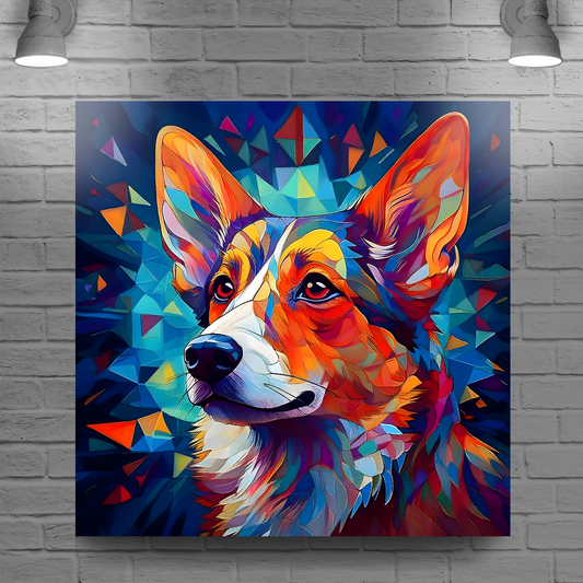 Corgi, Printed On High Quality Canvas, Vivid Colours, Box Canvas, Unique Images, A Gift To Last A Lifetime...