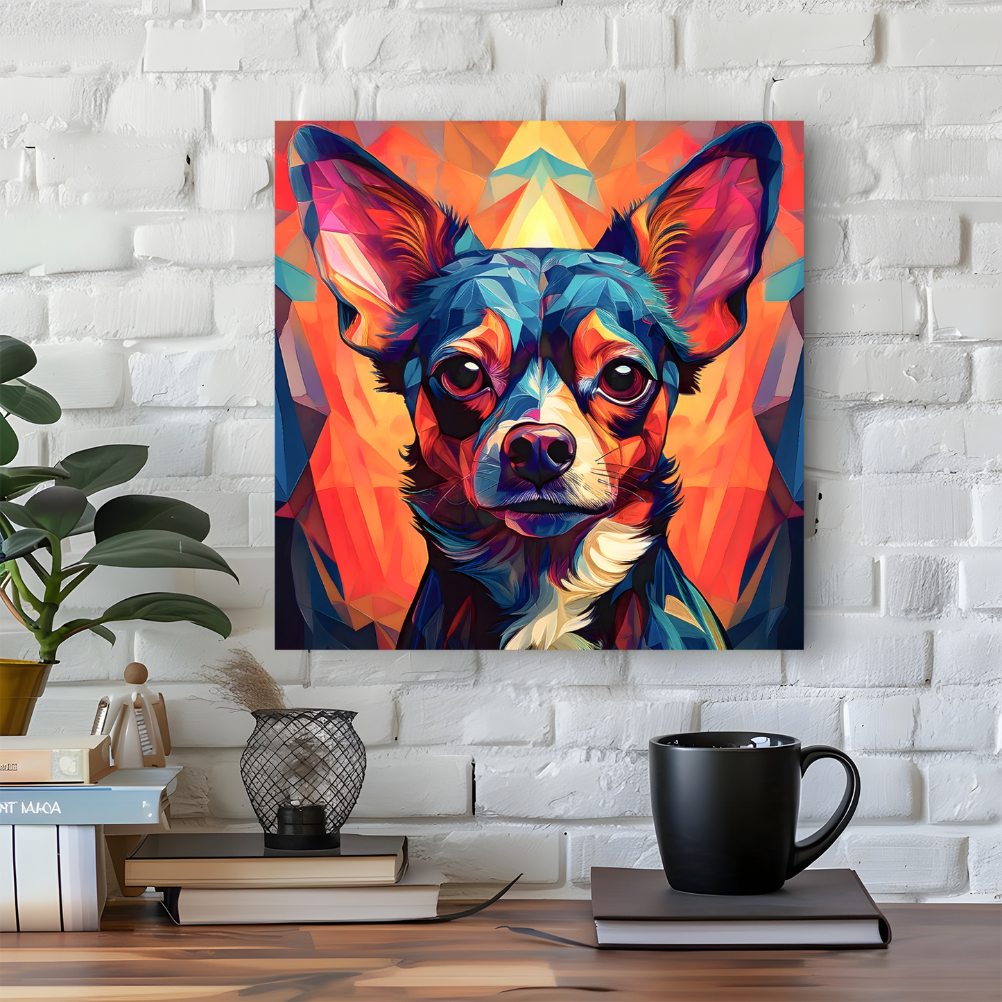 Chihuahua, Printed On High Quality Canvas, Vivid Colours, Box Canvas, Unique Images, A Gift To Last A Lifetime...