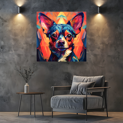 Chihuahua, Printed On High Quality Canvas, Vibrant Colours, Highly Detailed, Unique Print, An Enduring Gift...