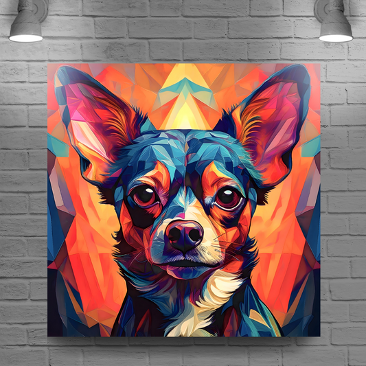 Chihuahua, Printed On High Quality Canvas, Vivid Colours, Box Canvas, Unique Images, A Gift To Last A Lifetime...