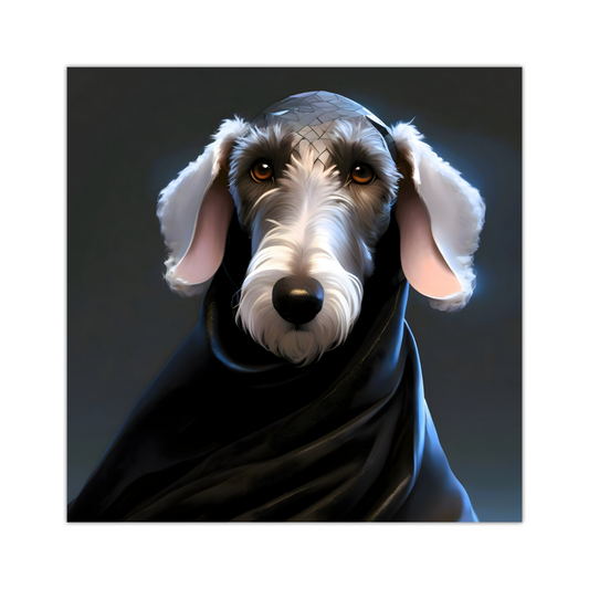 Bedlington,  Printed On High Quality Canvas, Vivid Colours, Box Canvas, Unique Images, A Gift To Last A Lifetime...