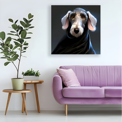 Bedlington, Printed On High Quality Canvas, Vibrant Colours, Highly Detailed, Unique Print, An Enduring Gift...