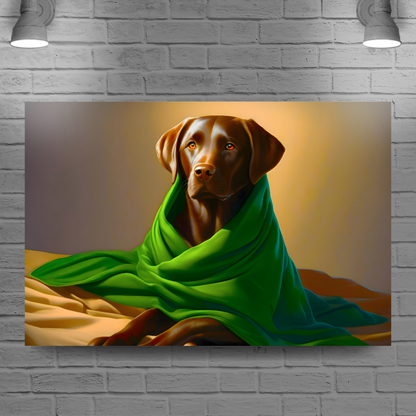 Labrador 1, Printed On High Quality Canvas, Vivid Colours, Unique Images, A gift that will endure for a lifetime...