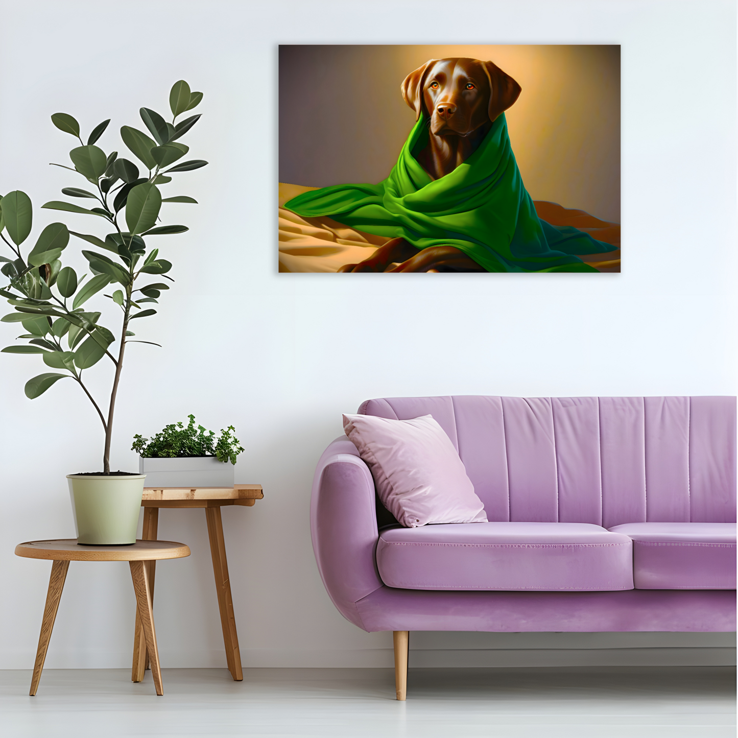 Labrador 1, Printed On High Quality Canvas, Vivid Colours, Box Canvas, Unique Images, A Gift To Last A Lifetime...