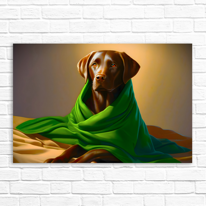 Labrador 1, Printed On High Quality Canvas, Vivid Colours, Unique Images, A gift that will endure for a lifetime...