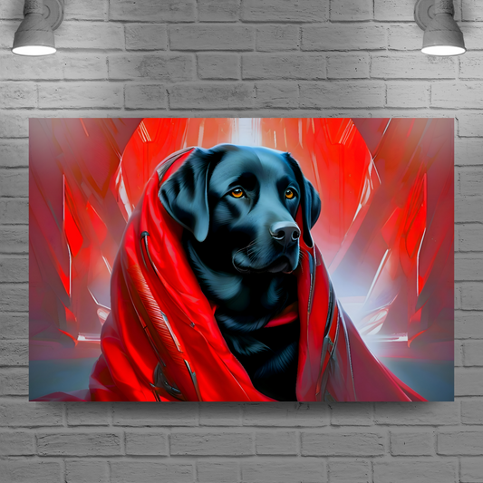 Labrador 2, Printed On High Quality Canvas, Vivid Colours, Box Canvas, Unique Images, A Gift To Last A Lifetime...
