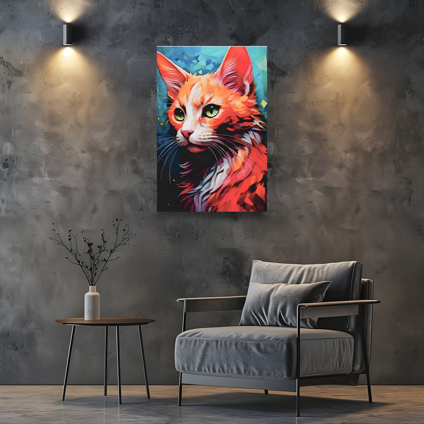 Old Ginger, Printed On High Quality Canvas, Vivid Colours, Unique Images, A Gift To Last A Lifetime..