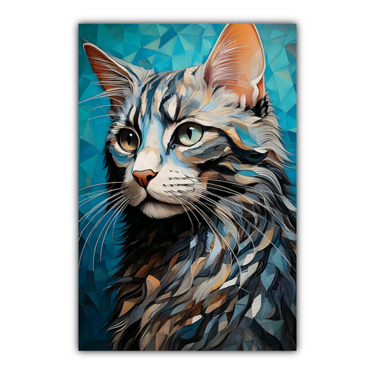 CAT 8, Printed On High Quality Canvas, Vivid Colours, Unique Images, A Gift To Last A Lifetime..