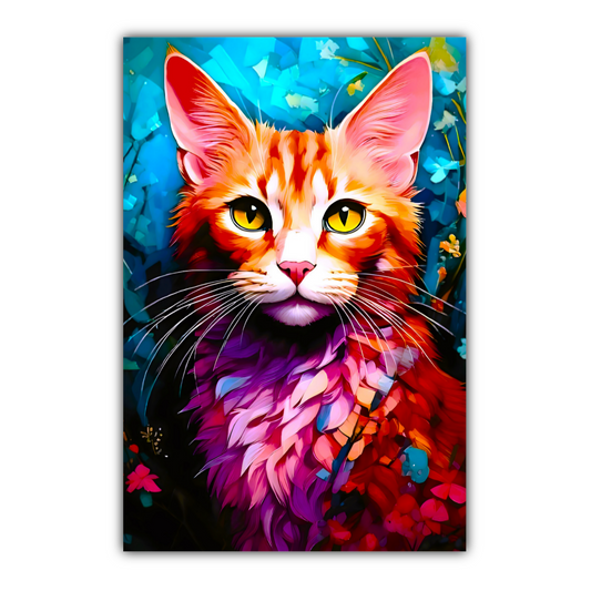 CAT 10, Printed On High Quality Canvas, Vivid Colours, Unique Images, A Gift To Last A Lifetime...