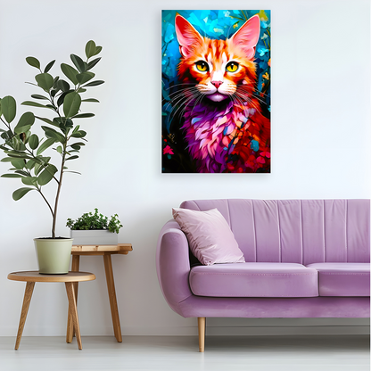 CAT 10, Printed On High Quality Canvas, Vibrant Colours, Unique Print, An Enduring Gift...