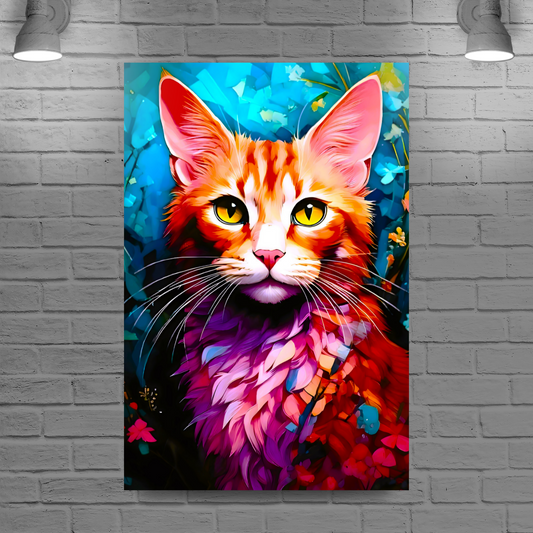 CAT 10, Printed On High Quality Canvas, Vivid Colours, Unique Images, A Gift To Last A Lifetime...