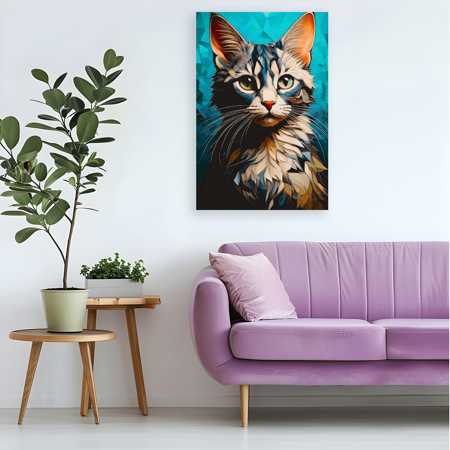 CAT 11, Printed On High Quality Canvas, Vivid Colours, Unique Images, A Gift To Last A Lifetime...