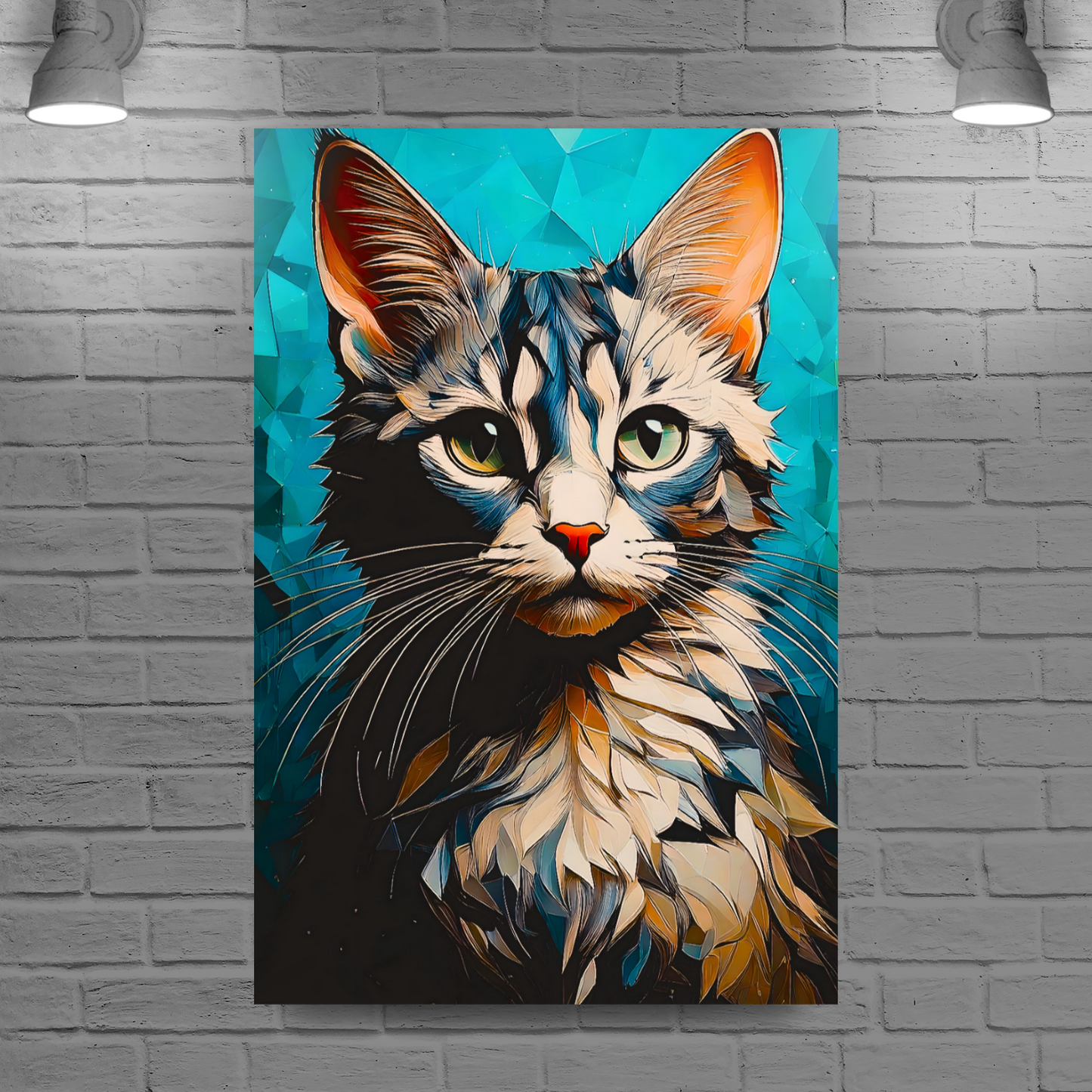 CAT 11, Printed On High Quality Canvas, Vivid Colours, Unique Images, A Gift To Last A Lifetime...